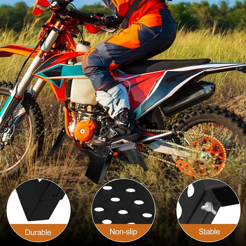 Vaolvpant Adjustable 3-9" Starting Blocks Moto StartingBlock Motorsport Foot Stool Dirt Bike Accessories Providing Strong Support - Image 5